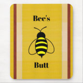 Bee's Hintern Mouse Pad Mousepad (Vorne)