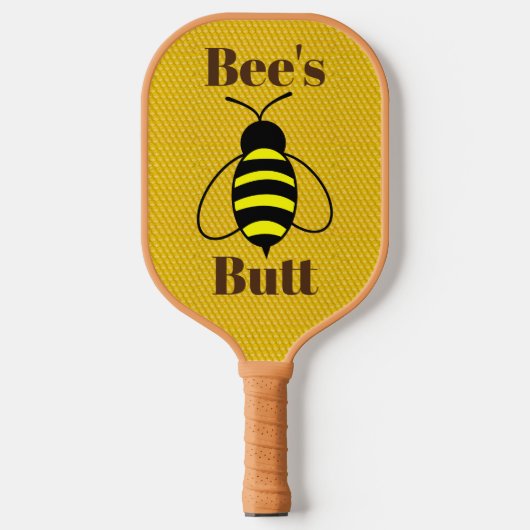 Bee's Hintern Pickleball Paddel Schläger (Vorderseite)