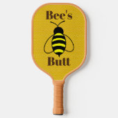 Bee's Hintern Pickleball Paddel Schläger (Rückseite)