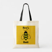 Bee's Hintern Tote Bag Tragetasche (Rückseite)