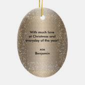 Bee's & Honey Jars Weihnachtsbaum - Ornament (Hinten)