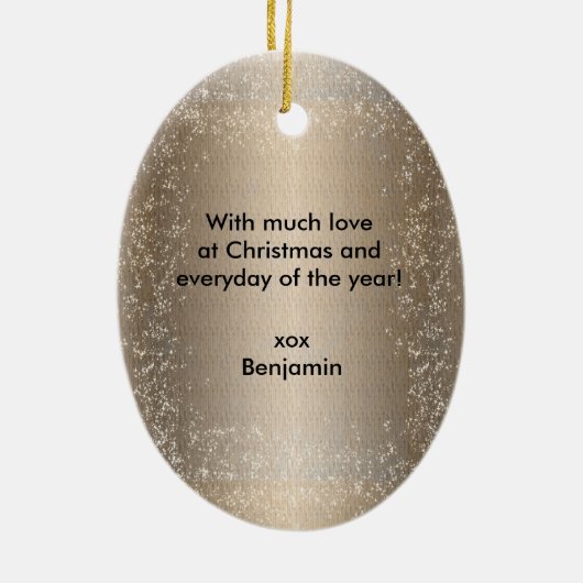 Bee's & Honey Jars Weihnachtsbaum - Ornament (Hinten)