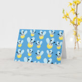Bees Karte (Gelbe Blume)