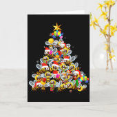 Bees Tree Christmas Sweater Xmas For Bees Lover Karte (Gelbe Blume)