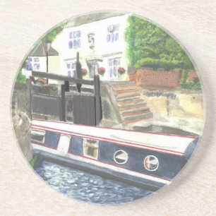 Beeston Canal Lock House Nottingham Sandstein Untersetzer