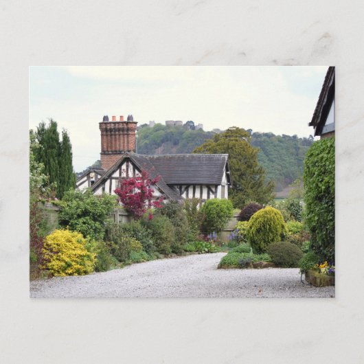 Beeston Castle View Postkarte (Vorderseite)