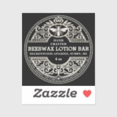 BeesWachslösung-Bar oder Seifenkennzeichnung Aufkleber (Blatt)