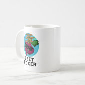 Beet Boxer Funny Beet Pub Kaffeetasse (Vorderseite Links)