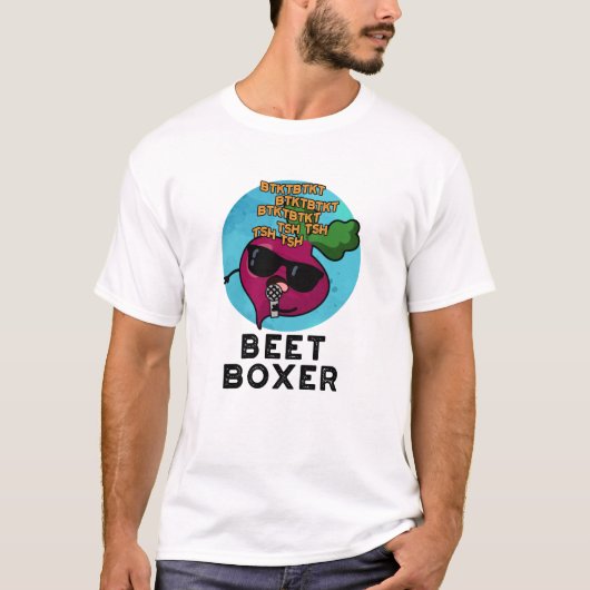 Beet Boxer Funny Beet Pub T-Shirt (Vorderseite)