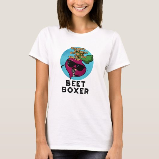 Beet Boxer Funny Beet Pub T-Shirt (Vorderseite)