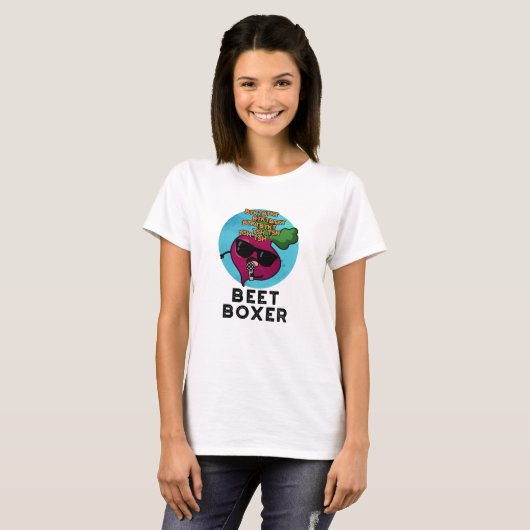 Beet Boxer Funny Beet Pub T-Shirt (Vorne ganz)