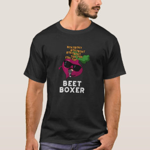 Beet Boxer Funny Beet Puff Dark BG T-Shirt