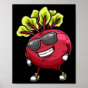 Beet Dancing Beet Gemüse Dance Poster