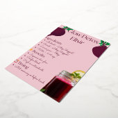 Beet Ginger Lemon Shot Folieneinladung (Gedreht)