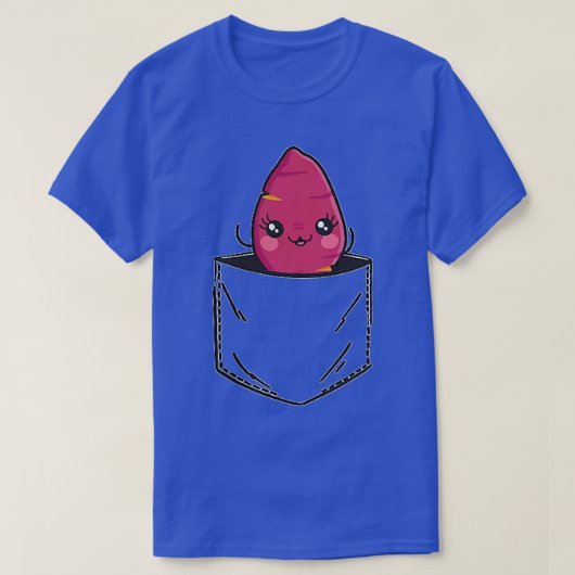 Beet Pocket Gemüserübe in der Tasche T-Shirt (Design vorne)