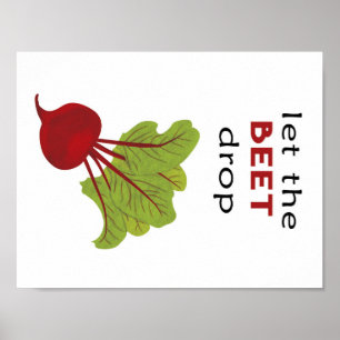 BEET-Tropfen gelassen Poster