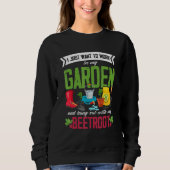 Beet Vegan Gartengarten Pflanze Veg Sweatshirt (Vorderseite)