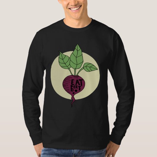 Beet Vegetable Vegan Plant Based Diet Healthy Food T-Shirt (Vorderseite)