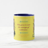 Beethovehen lustige Henne-Tierkomponist Beethoven Tasse (Zentrum)