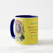 Beethovehen lustige Henne-Tierkomponist Beethoven Tasse (Vorderseite Links)
