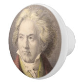 BEETHOVEN 1-1/2-Zoll-Keramik-ziehen-Knopf Keramikknauf (Rechts)