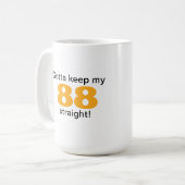 Beethoven - "88 gerade" Tasse (Vorderseite Links)