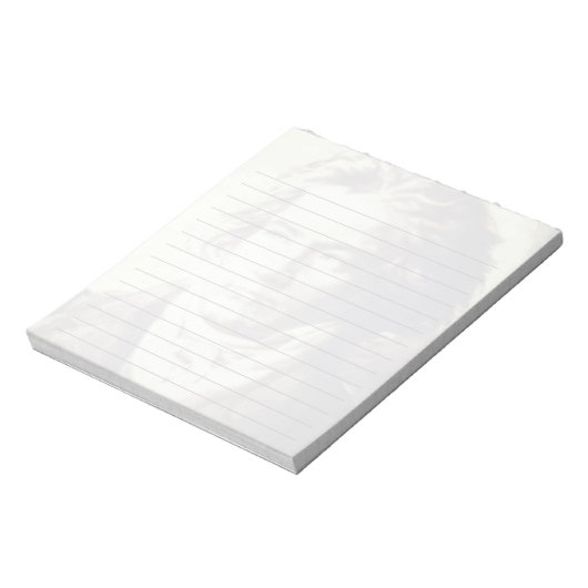 Beethoven Black and White Portrait Custom Lined Notizblock (Rotiert)