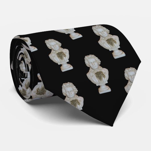 Beethoven Bust Krawatte 2 (Gerollt)