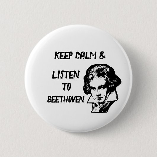 Beethoven Button/ Button (Vorderseite)