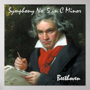 Beethoven Canvas Print Poster