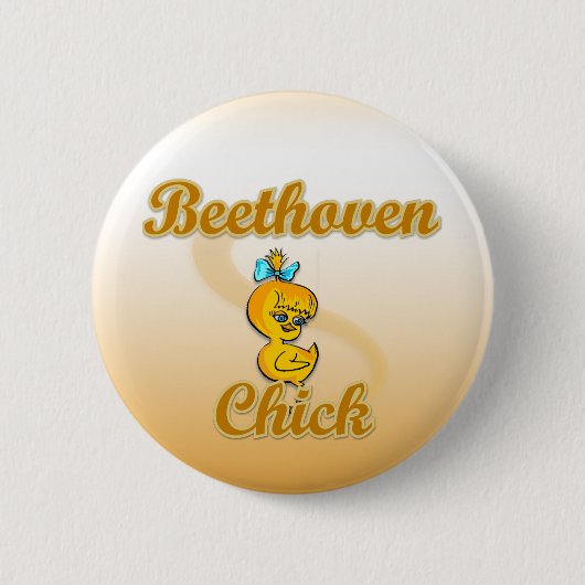 Beethoven Chick Button (Vorderseite)
