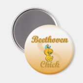 Beethoven Chick Magnet (Vorderseite/Rückseite)