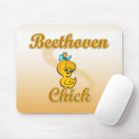 Beethoven Chick Mousepad (Mit Mouse)