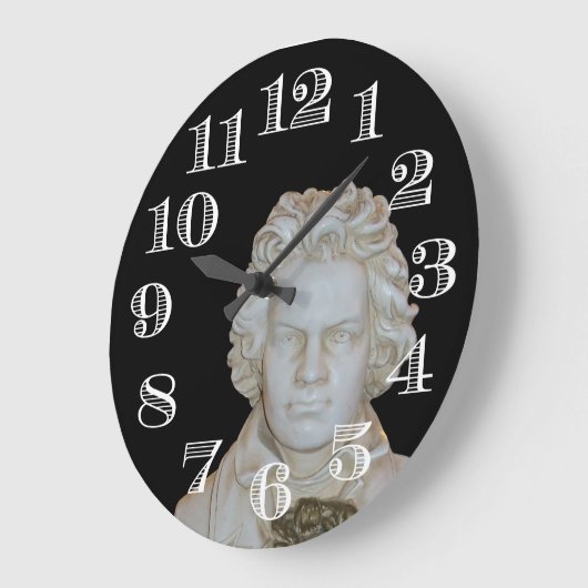 Beethoven Clock Design Große Wanduhr (Winkel)