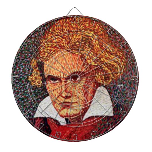 Beethoven Dartscheibe (vorne)
