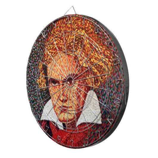 Beethoven Dartscheibe (Vorderseite rechts)