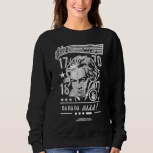 Beethoven, deutscher Komponist Ludwig Van Beethove Sweatshirt
