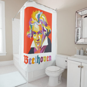 Beethoven Duschvorhang