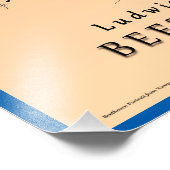 Beethoven Face the Music Fotodruck (Ecke)