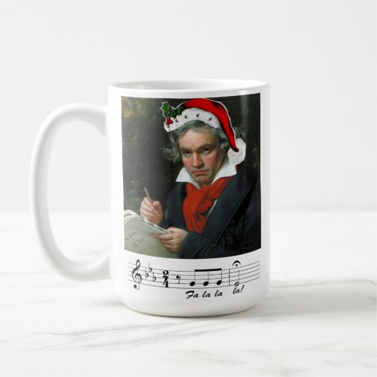 Beethoven-Feiertags-Tasse Kaffeetasse (Links)