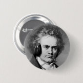 Beethoven-Felsen Button (Vorne & Hinten)