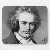 Beethoven-Felsen Mousepad (Vorne)