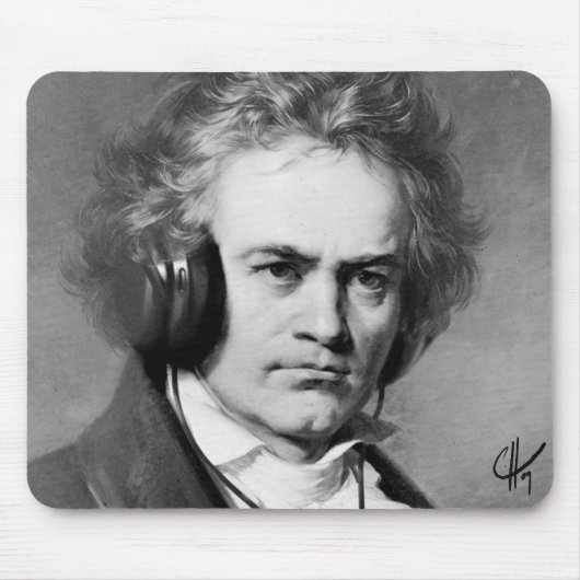 Beethoven-Felsen Mousepad (Vorne)