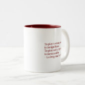 Beethoven Fire Palette Portrait Quote Zweifarbige Tasse (VorderseiteRechts)