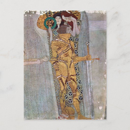 Beethoven Freize von Gustav Klimt Postkarte (Vorderseite)