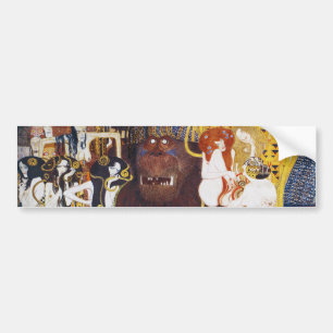 Beethoven Frieze (Detail), Gustav Klimt Autoaufkleber