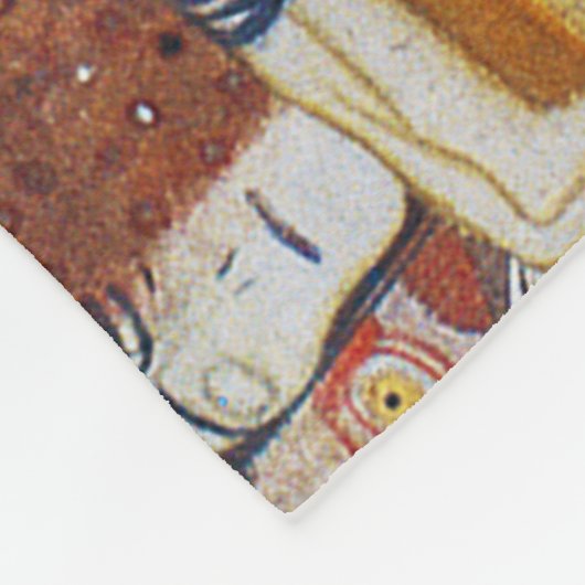 Beethoven Frieze (Detail), Gustav Klimt Fleecedecke (Ecke)