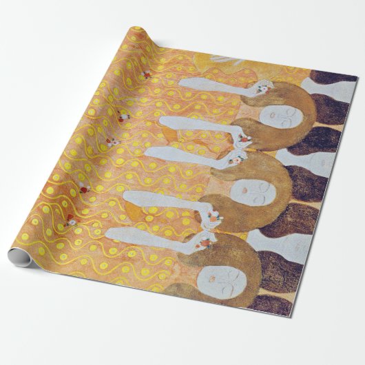 Beethoven Frieze (Detail), Gustav Klimt Geschenkpapier (Ungerollt)