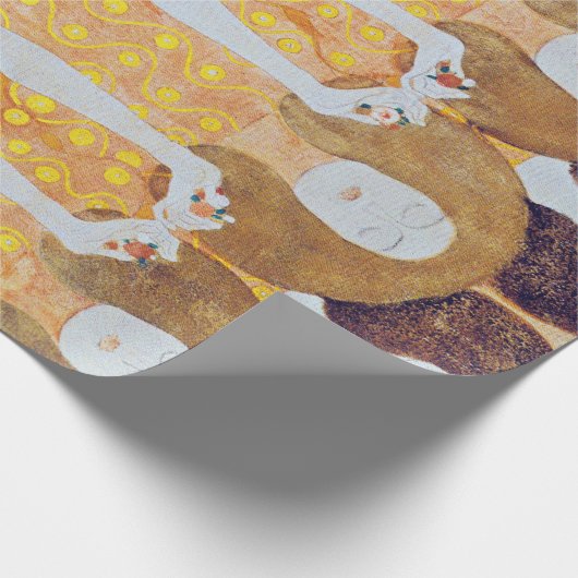 Beethoven Frieze (Detail), Gustav Klimt Geschenkpapier (Ecke)
