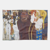 Beethoven Frieze (Detail), Gustav Klimt Geschirrtuch (Horizontal)